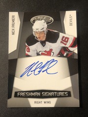 2010-11 Panini Certified Freshman Signatures 0290/1299 Nick Palmieri #177 Rookie Auto